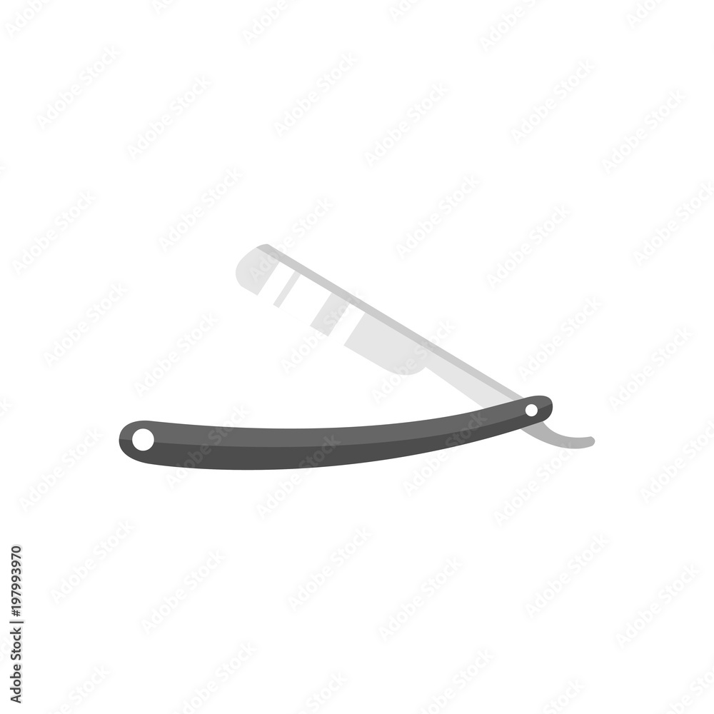 Razor Blade Barbershop Illustration Design Razor Blade Barbershop Illustration Design