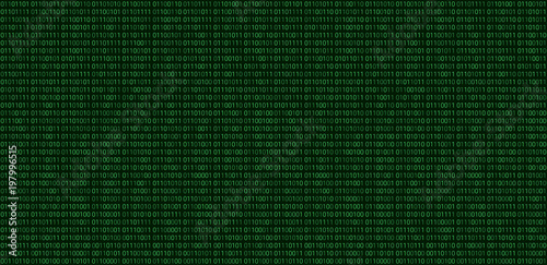 Binary code pattern. Seamless digital technology background. abstract matrix. programming computer code. technology concept. vector