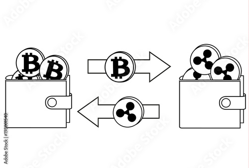 exchange between bitcoin and ripple in the wallet