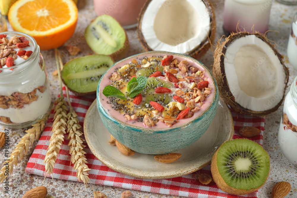 Dietary smoothies with berries Dietary smoothies with berries
