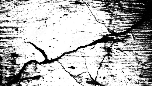 Grunge texture. Grunge texture of the old cracked wall. Vector illustration.