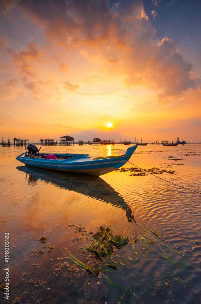 Golden sunset Taken Batam Island Golden sunset Taken Batam Island