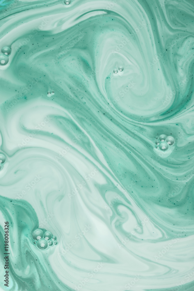 abstract artistic background with green paint