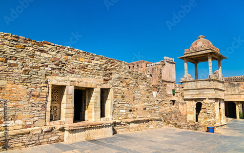 Rana Kumbha Palace at Chittor Fort. Rajastan State of India photo