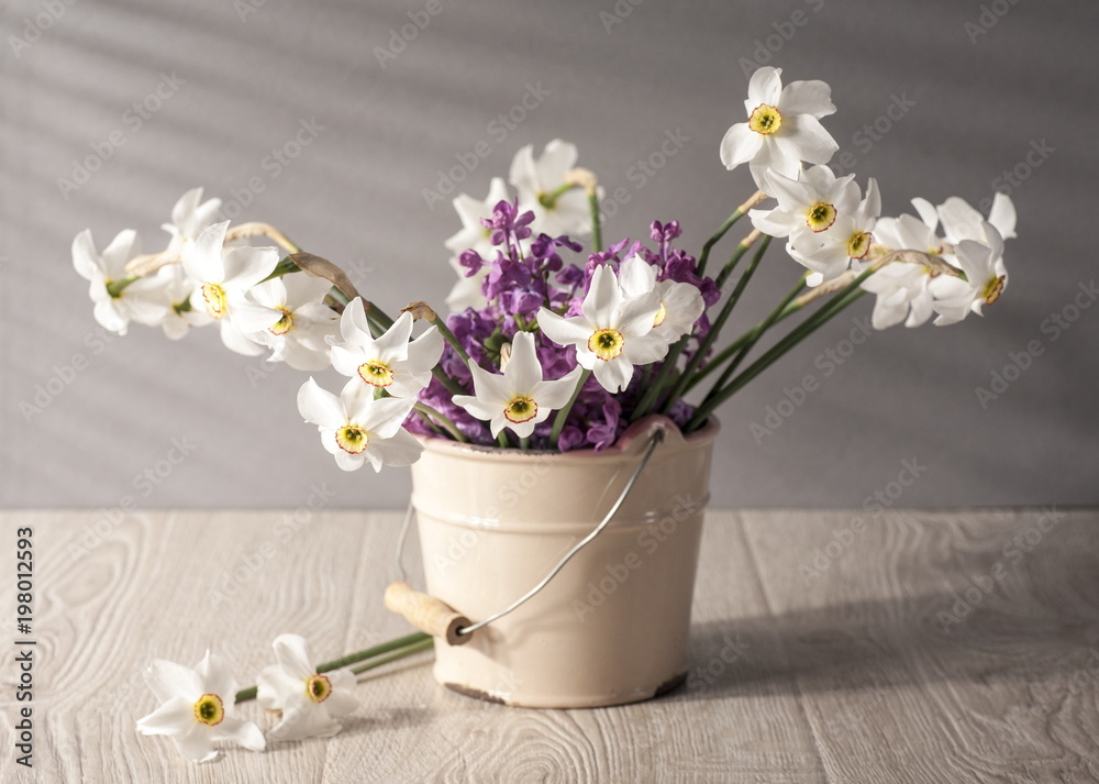 Still life with daffodils