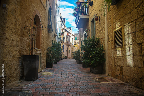 Old Streets and Houses in Birkirkara, Malta
