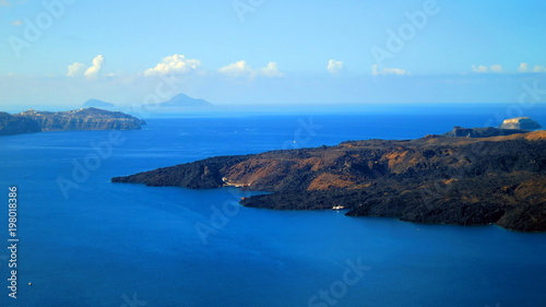 Caldera View in Santorini, Greece