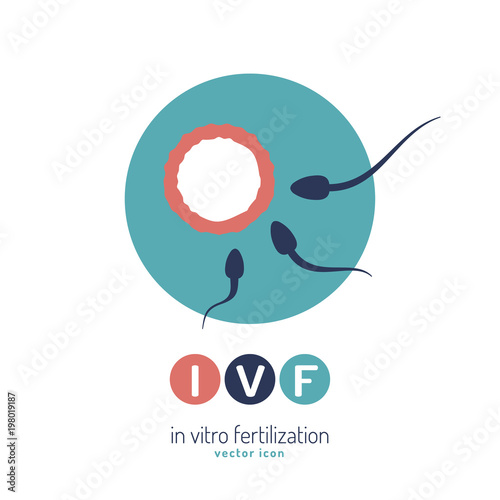 In vitro fertilisation icon