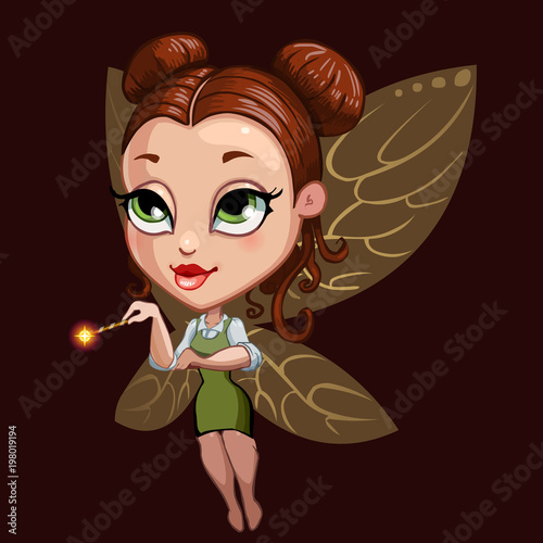 beautiful fairy with wings