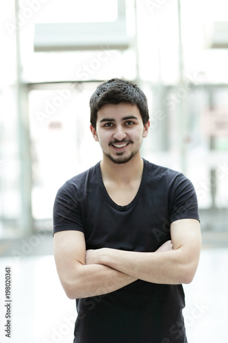 Free Download modern guy in the background of the city - GFXLoad