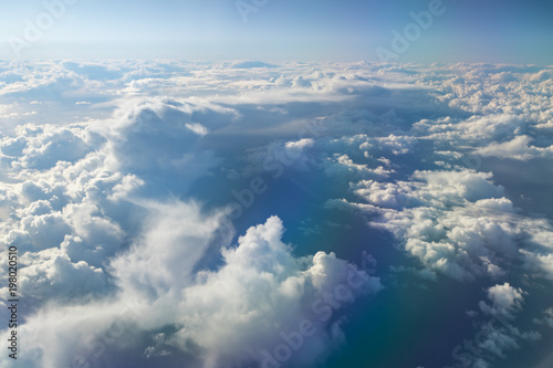 Bird eye view of upper clou...