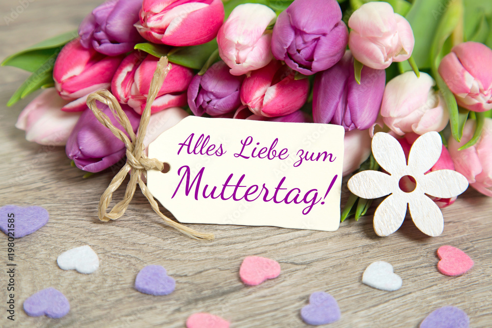 Alles Liebe zum Muttertag! Stock Photo | Adobe Stock