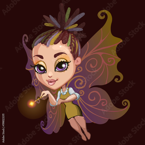 beautiful fairy with wings