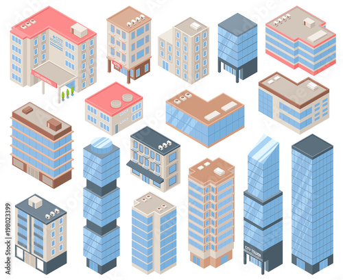 City Buildings Set