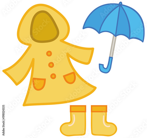 雨具のイラスト素材