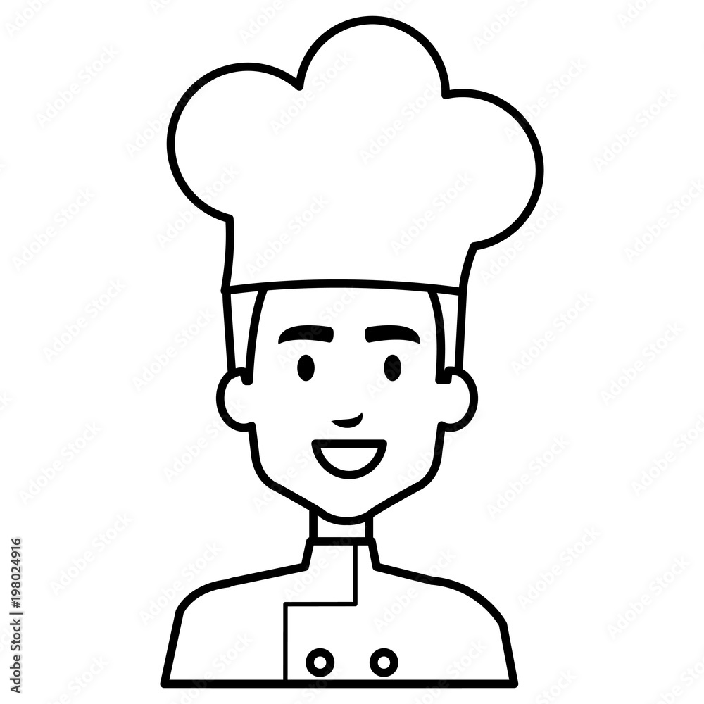restaurant chef avatar character vector illustration design restaurant chef avatar character vector illustration design