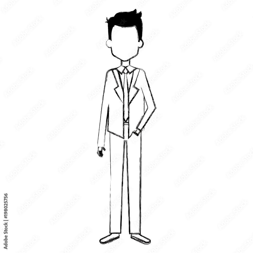 elegant businessman avatar character vector illustration design elegant businessman avatar character vector illustration design