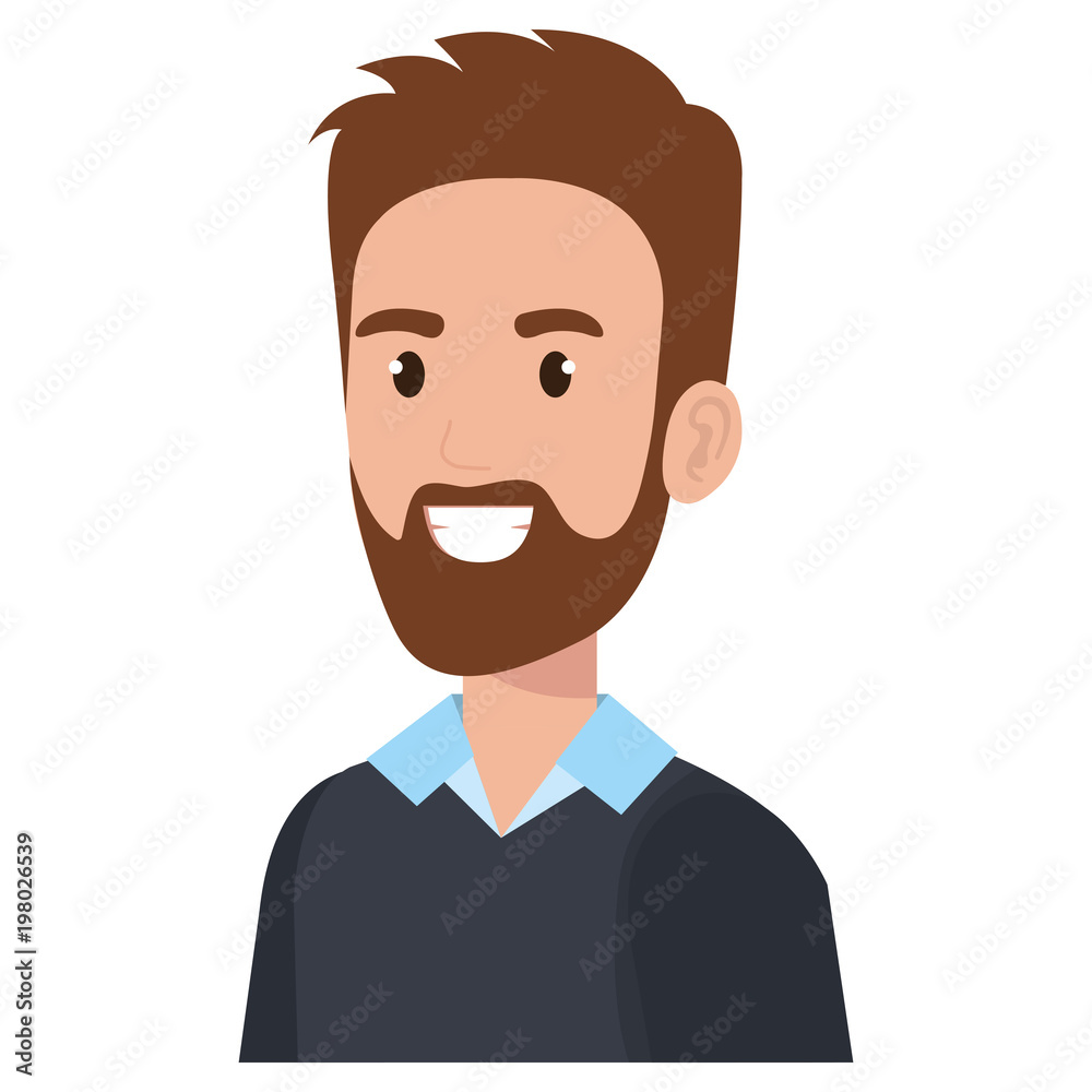 young man avatar character vector illustration design young man avatar character vector illustration design