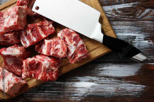 raw meat
