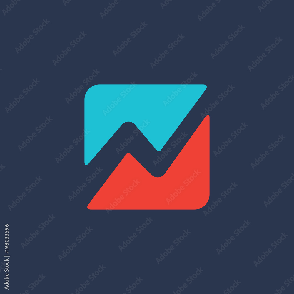 Letter N logo icon design template elements Letter N logo icon design template elements