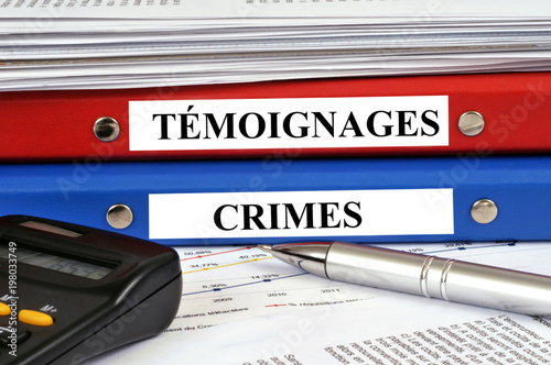 Dossiers témoignages et crimes