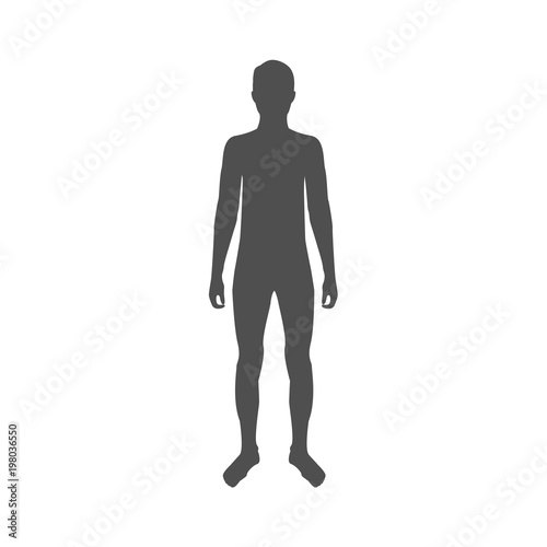 Vector silhouettes of man