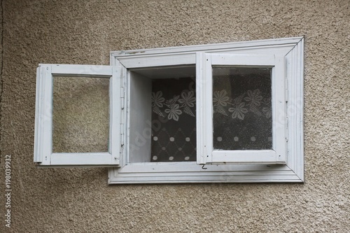 Old wooden window