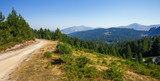 Panoramic view of landscape around Hrid Lake, Montenegro