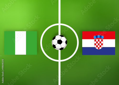 Fußball - Nigeria gegen Kroatien