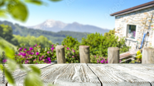 table background and spring time 