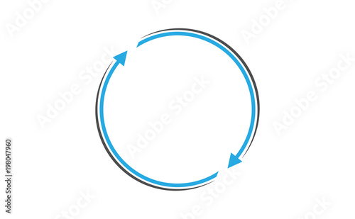 Arrows rotating clockwise