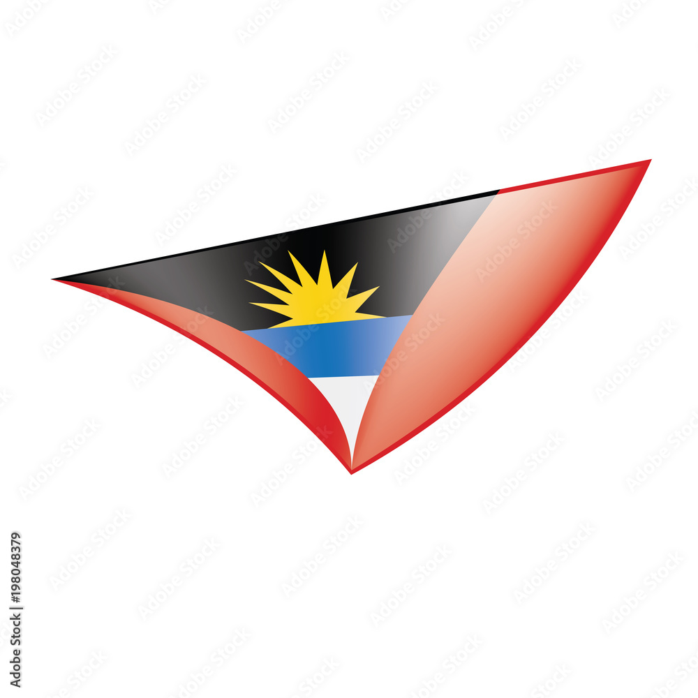 Obraz premium Flag of Antigua and Barbuda