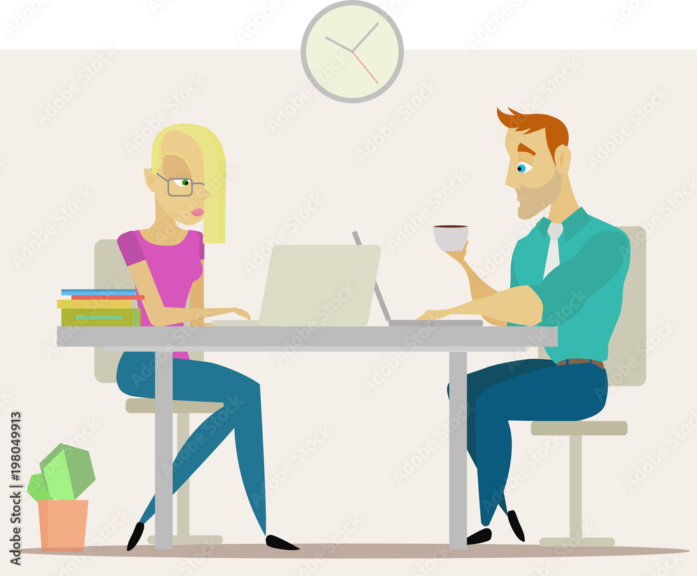 Business people in office Business people in office