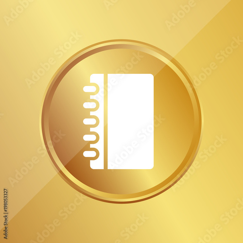 Gold Medaille - Notizbuch