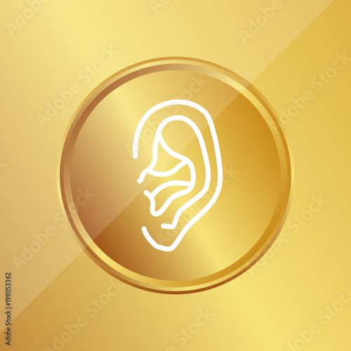 Gold Medaille - Ohr