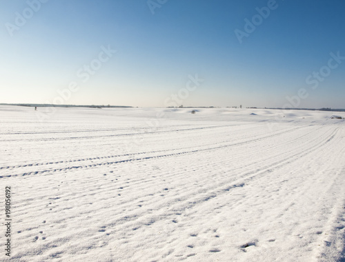  snowy field