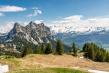 Kleiner Mythen peak with snowy Alps in background