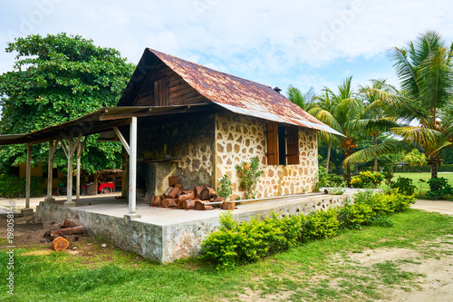 Exterior of Historical Plantation House, Union Estate, Digue Island, seychelles © LR Photographies