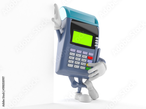 Credit card reader character