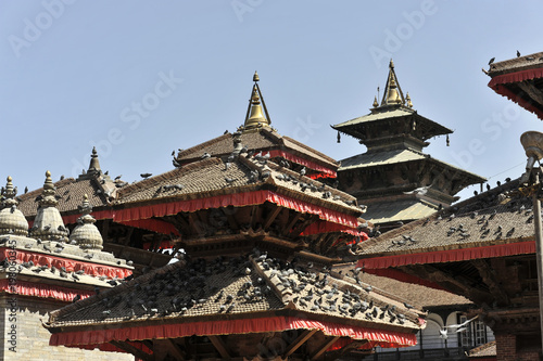 Tempel, Pagoden, alter Königspalast Patan, Durbar Square, Kathmandu, Kathmandutal, Nepal, Asien