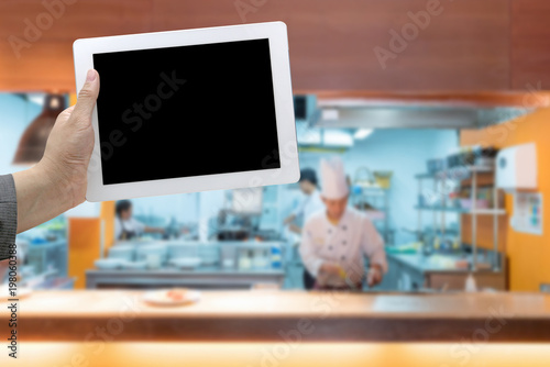 Kitchen Blurred Background tablet
