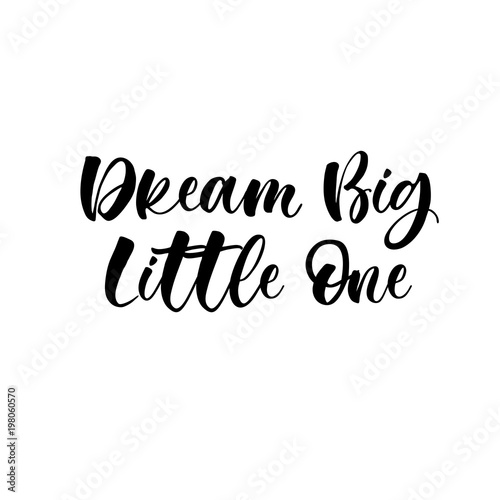 Hand lettered baby quote