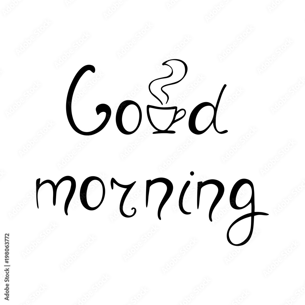 Good morning ink lettering. Good morning ink lettering.