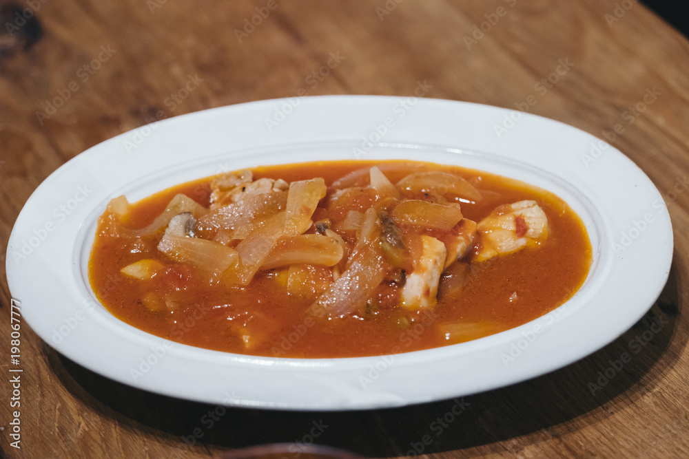 Chicken tomato soup