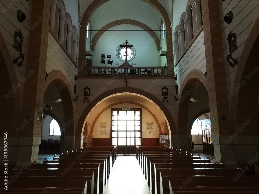 Fototapeta premium Pietrelcina - Entrata della Sacra Famiglia