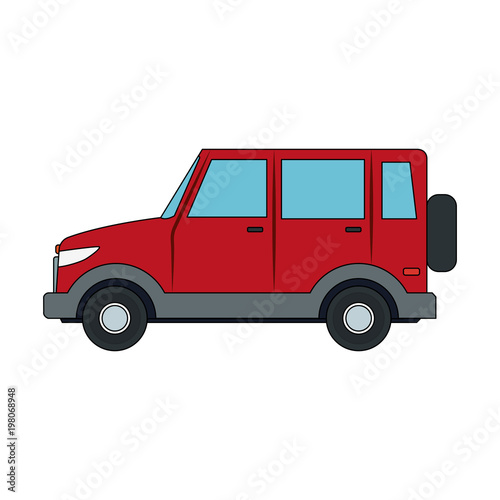 SUV 4x4 vehicle vector illustration graphic design