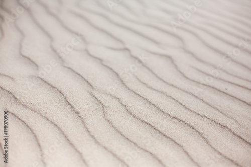 Waves of sand on the shore..
