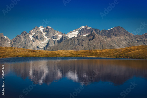 Koruldi Lake near Mestia in Upper Svaneti region, Georgia © Sergii