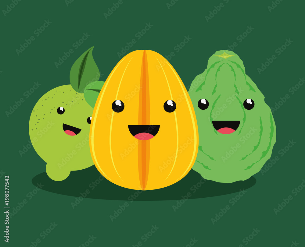Fototapeta premium citric fruits design