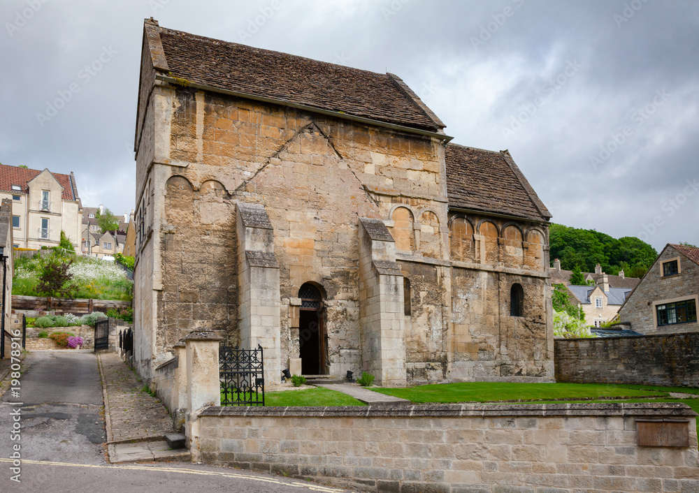 Anglo-Saxon St Laurences Church in Bradford-on-Avon Wiltshire Southwest England UK